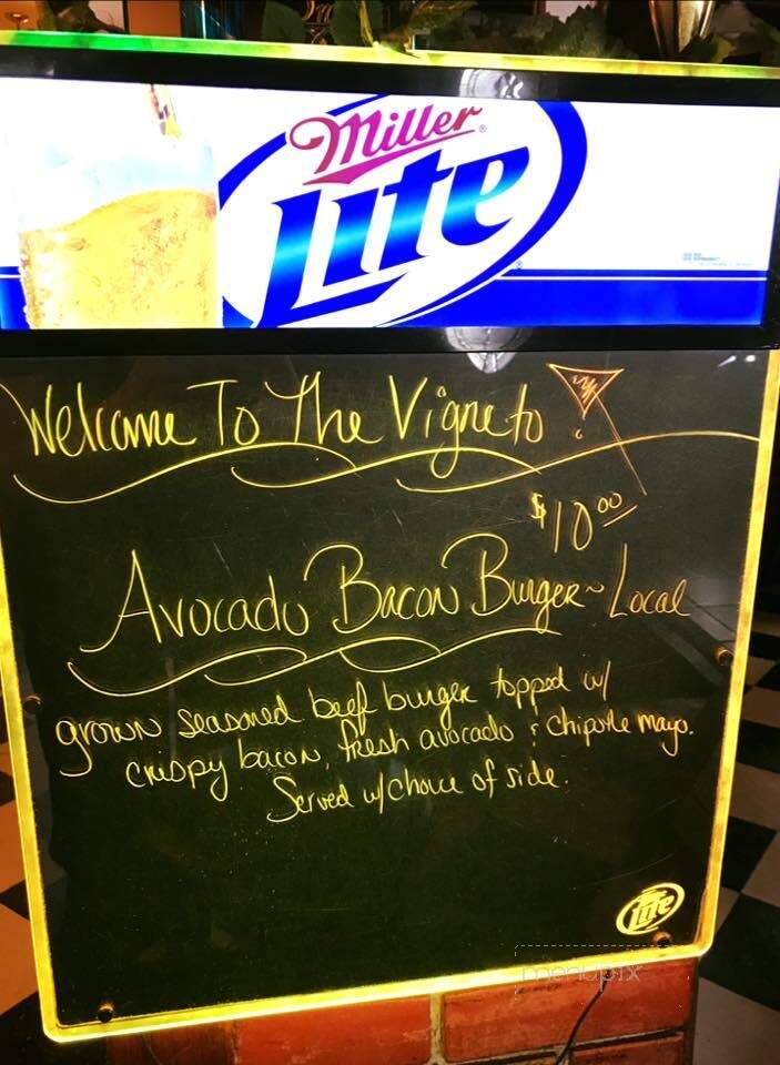 The Vigneto - Rome, NY menu_pic