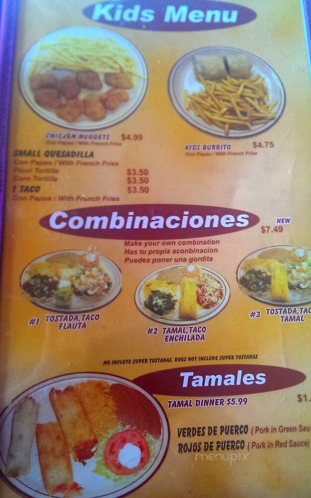 Los Compadres Taqueria - Mount Prospect, IL menu_pic