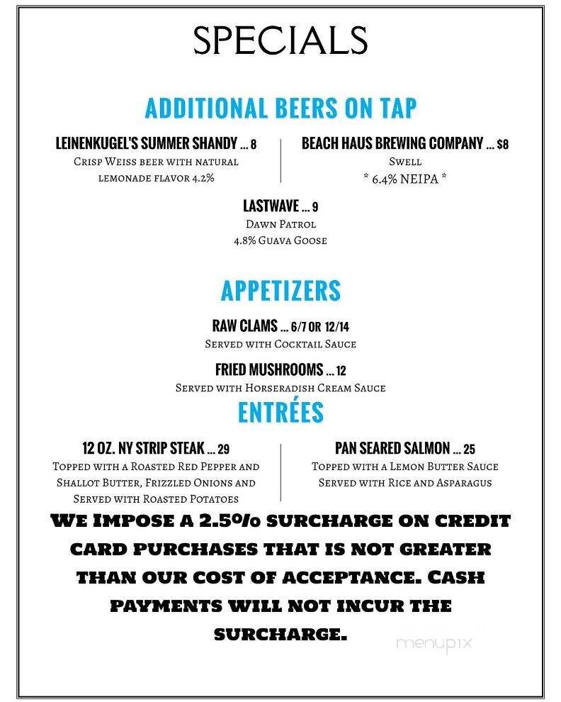 Off The Hook - Highlands, NJ menu_pic
