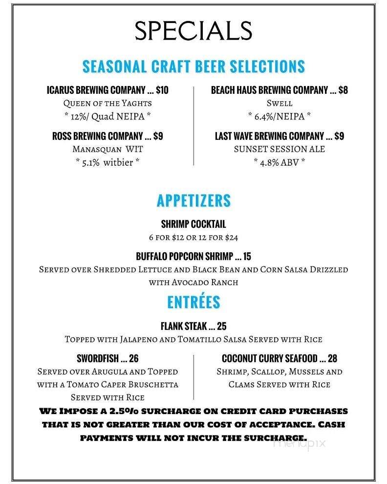 Off The Hook - Highlands, NJ menu_pic