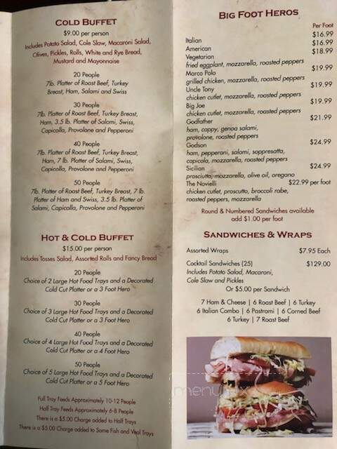 Battaglia Brothers Meateria - Dobbs Ferry, NY menu_pic