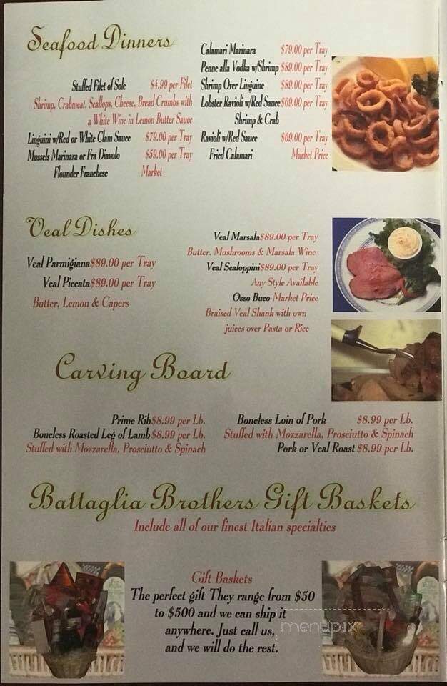 Battaglia Brothers Meateria - Dobbs Ferry, NY menu_pic
