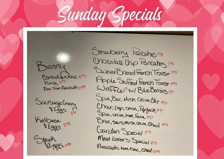 Chelsea's - Middletown, RI menu_pic