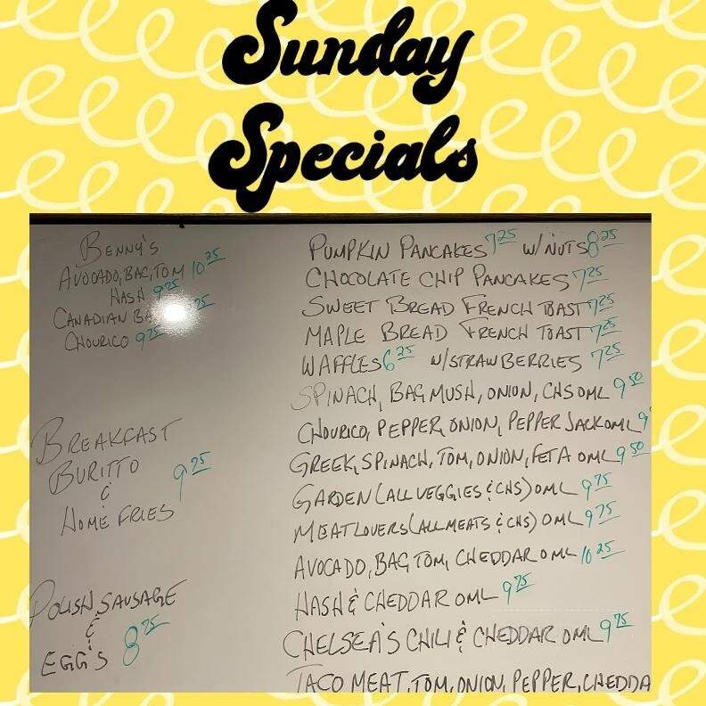 Chelsea's - Middletown, RI menu_pic