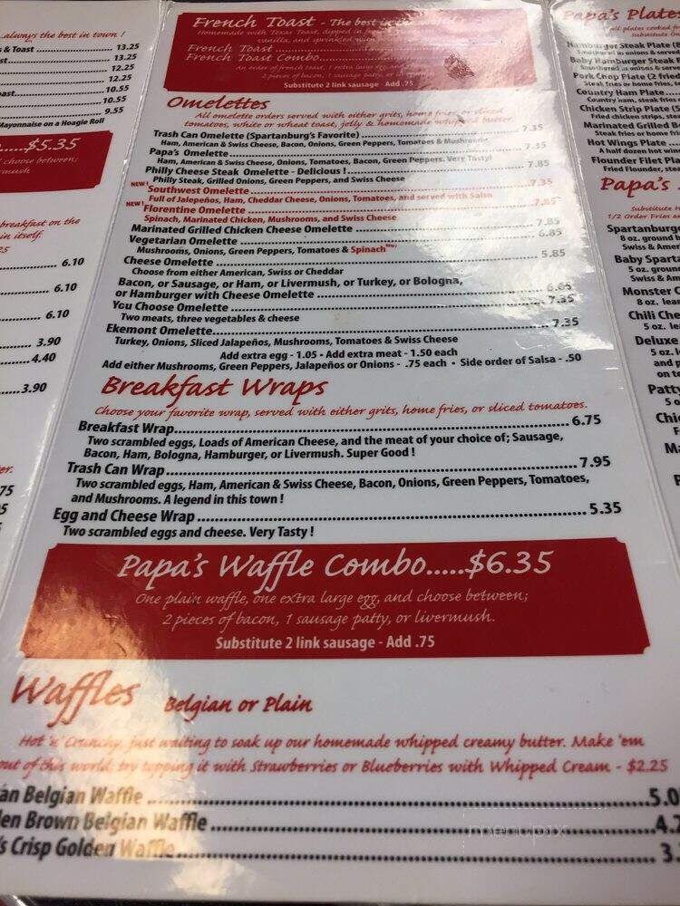 Papa's Breakfast Nook - Spartanburg, SC