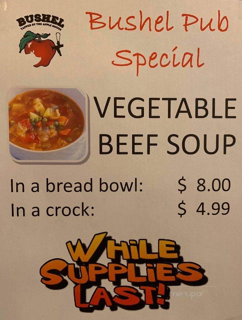 Apple House - Linden, VA menu_pic