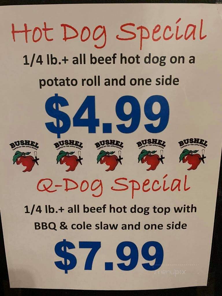 Apple House - Linden, VA menu_pic