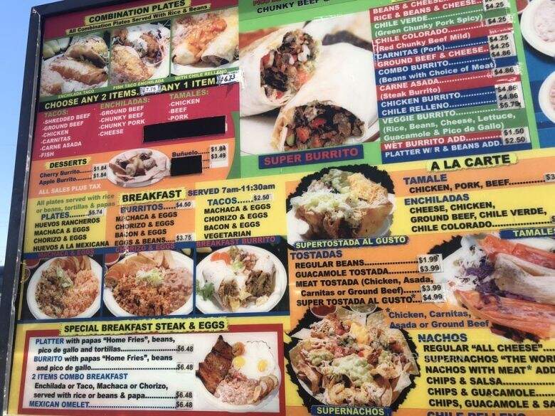 George's Mexican Food - Huntington Beach, CA menu_pic