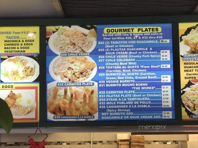 George's Mexican Food - Huntington Beach, CA menu_pic