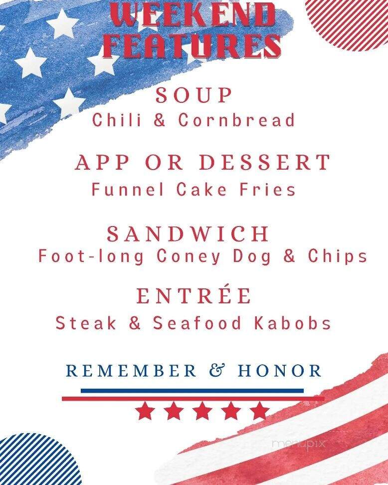 Cora's Creekside Tavern - Burnham, PA menu_pic
