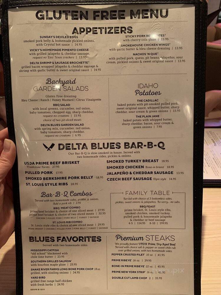Pappas Delta Blues Smokehouse - Webster, TX menu_pic