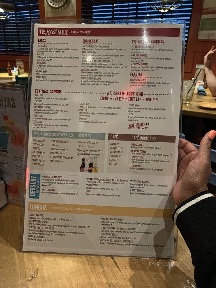 Lupe Tortilla - Missouri City, TX menu_pic