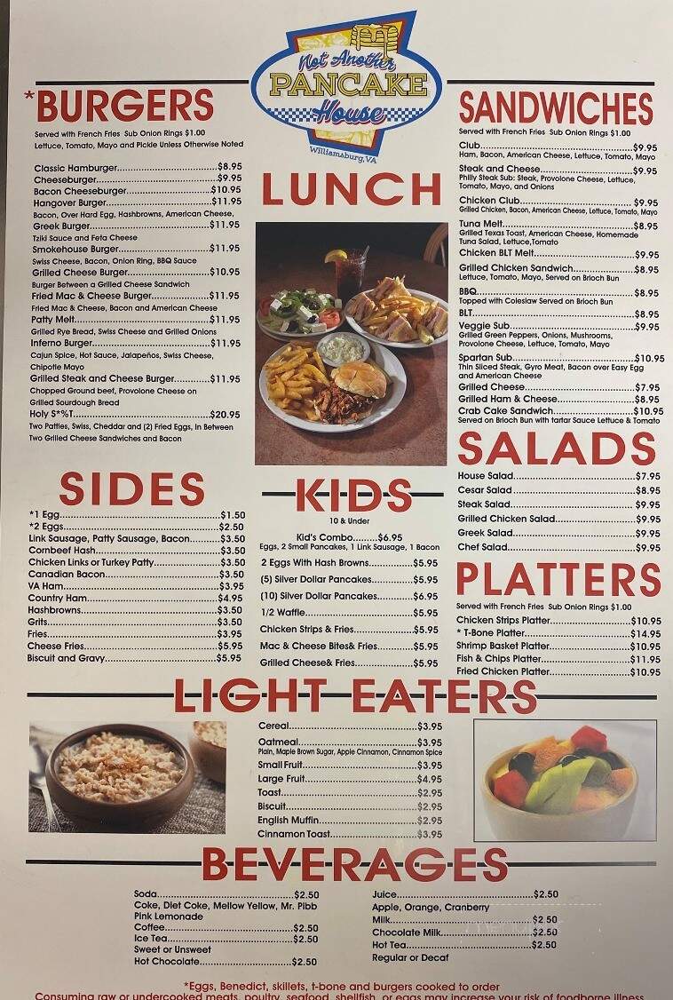 Not Another Pancake House - Williamsburg, VA