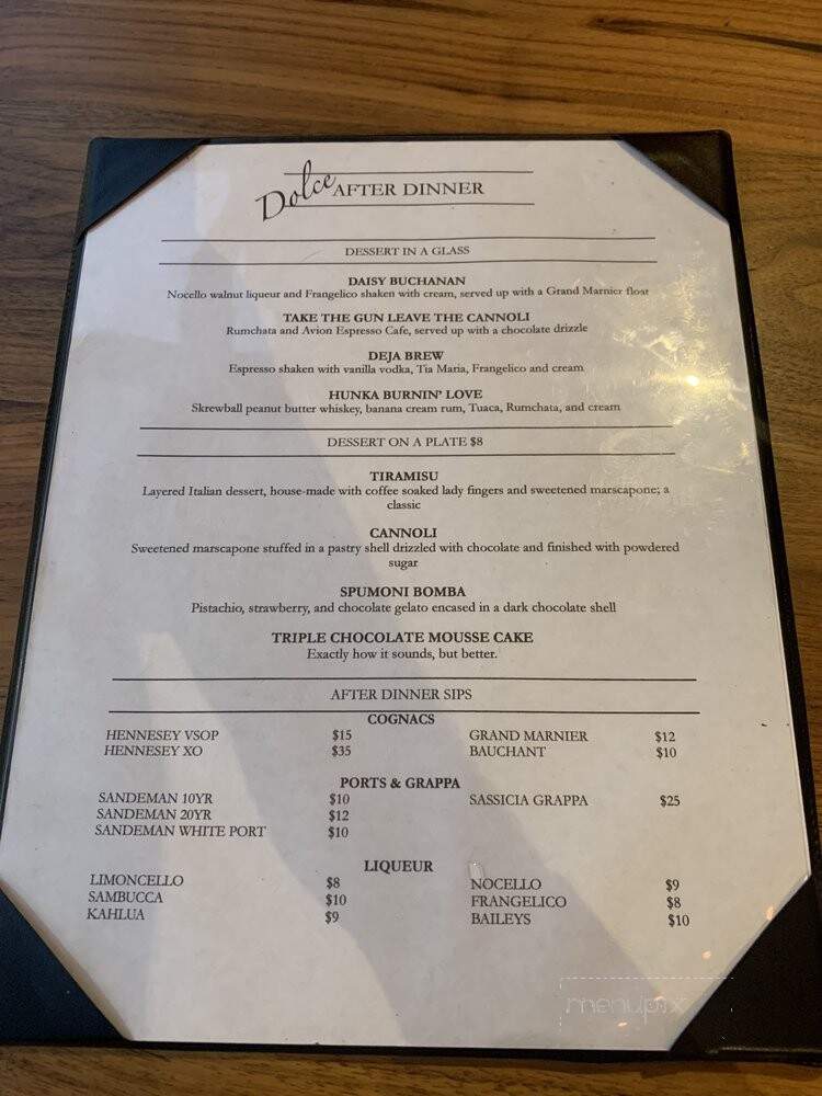 Sangiovese - Fishers, IN menu_pic