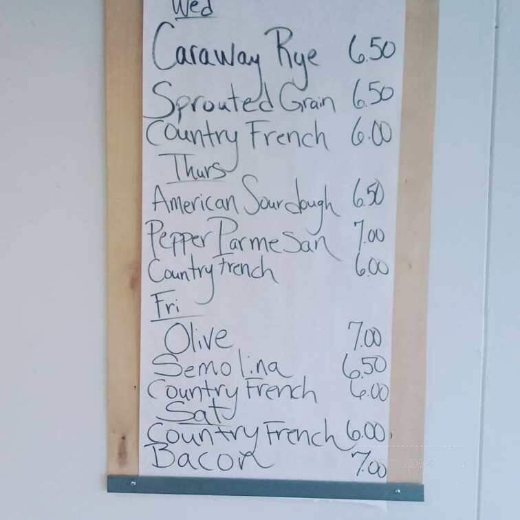 Grain Street Bakery - Etna, CA menu_pic