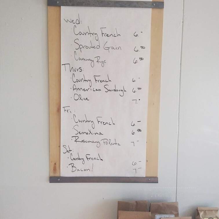Grain Street Bakery - Etna, CA menu_pic
