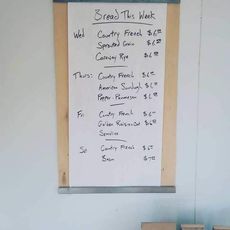 Grain Street Bakery - Etna, CA menu_pic