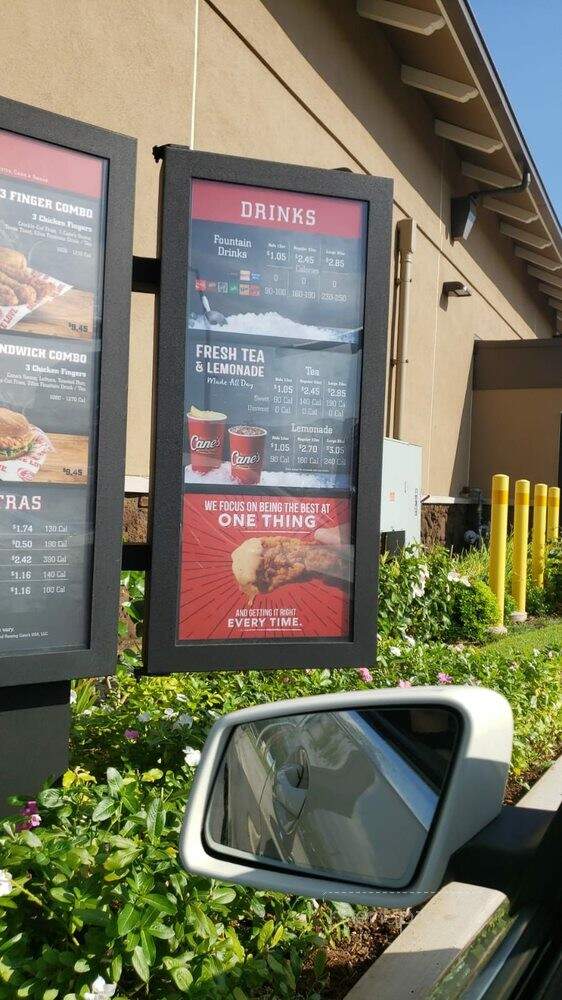 Raising Cane's Chicken Fingers - Kapolei, HI menu_pic