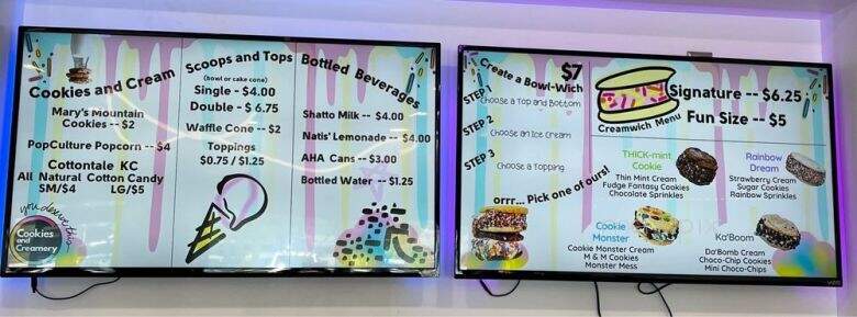 Cookies and Creamery - Kansas City, MO menu_pic