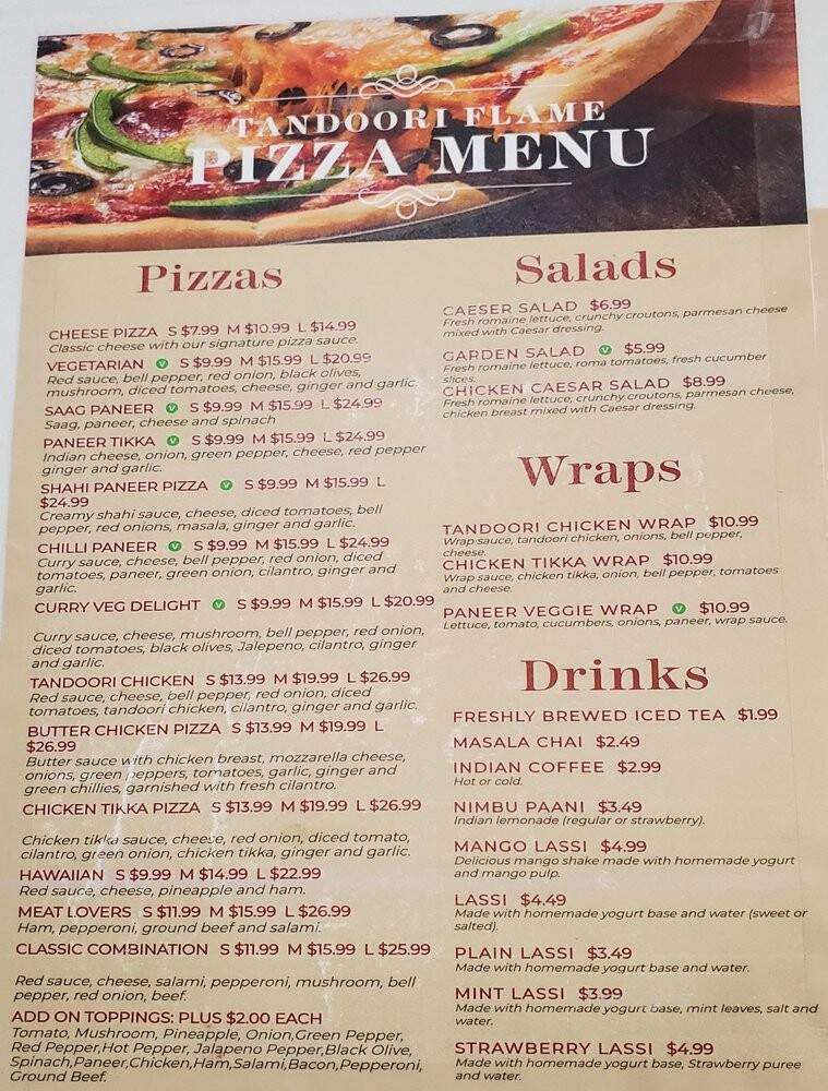 Tandoori Flame - Patterson, CA menu_pic