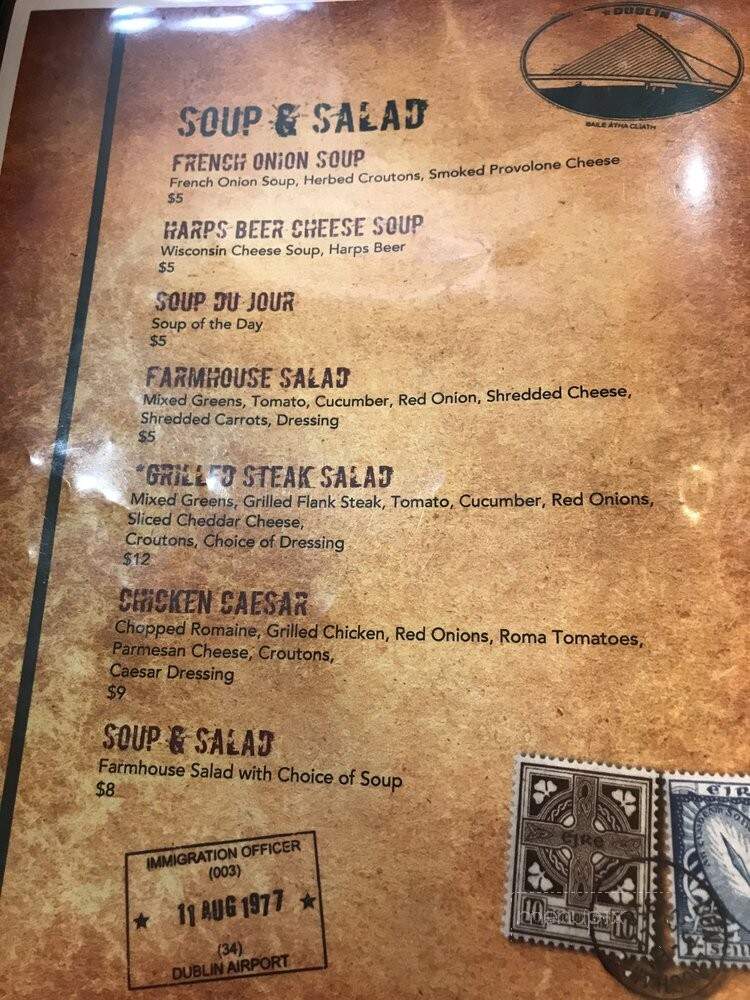 McGill's Pint & Platter - Cripple Creek, CO menu_pic