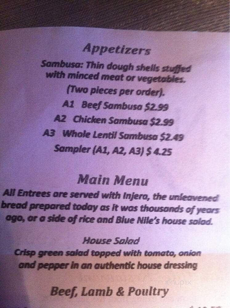 Blue Nile Ethiopian Restaurant. - Edmond, OK