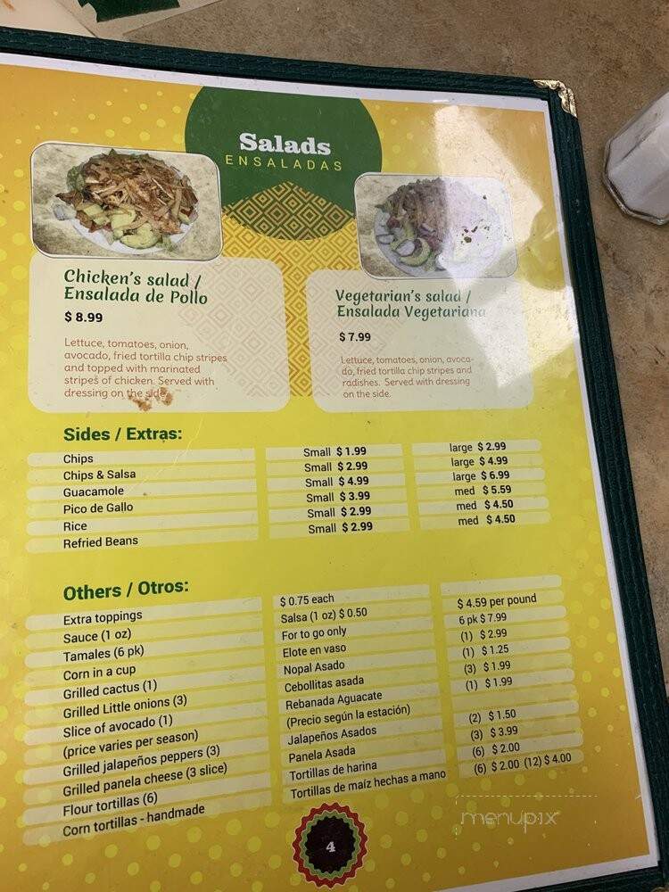 La Perla - Benton Harbor, MI menu_pic