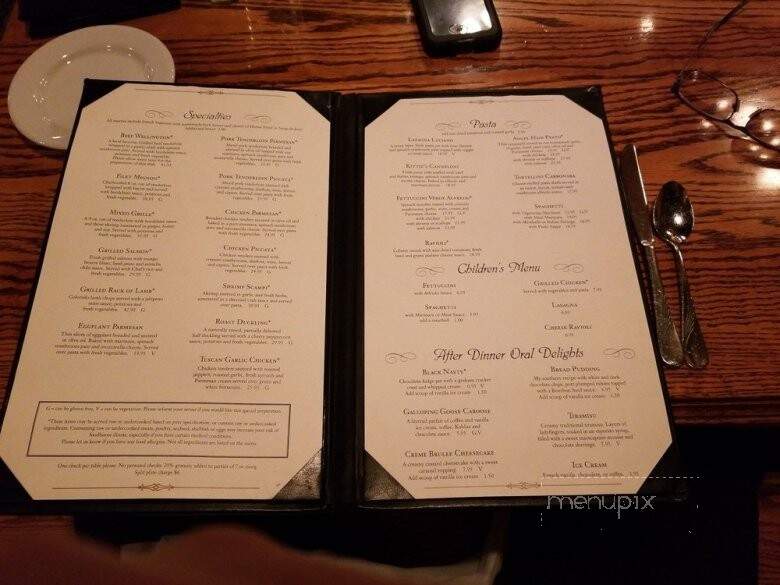 Bon Ton Restaurant - Ouray, CO menu_pic