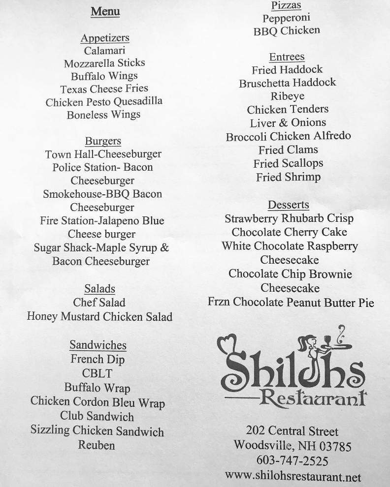 Shiloh's Restaurant - Woodsville, NH