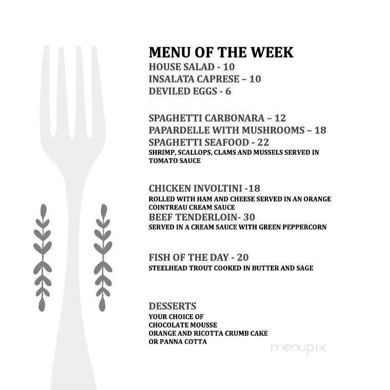 Bacco's Wine Cafe - Melbourne, FL menu_pic