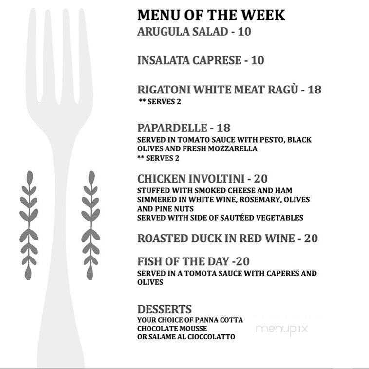 Bacco's Wine Cafe - Melbourne, FL menu_pic