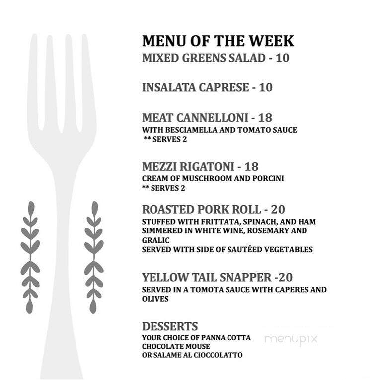 Bacco's Wine Cafe - Melbourne, FL menu_pic