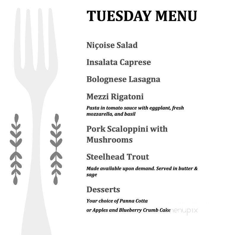 Bacco's Wine Cafe - Melbourne, FL menu_pic