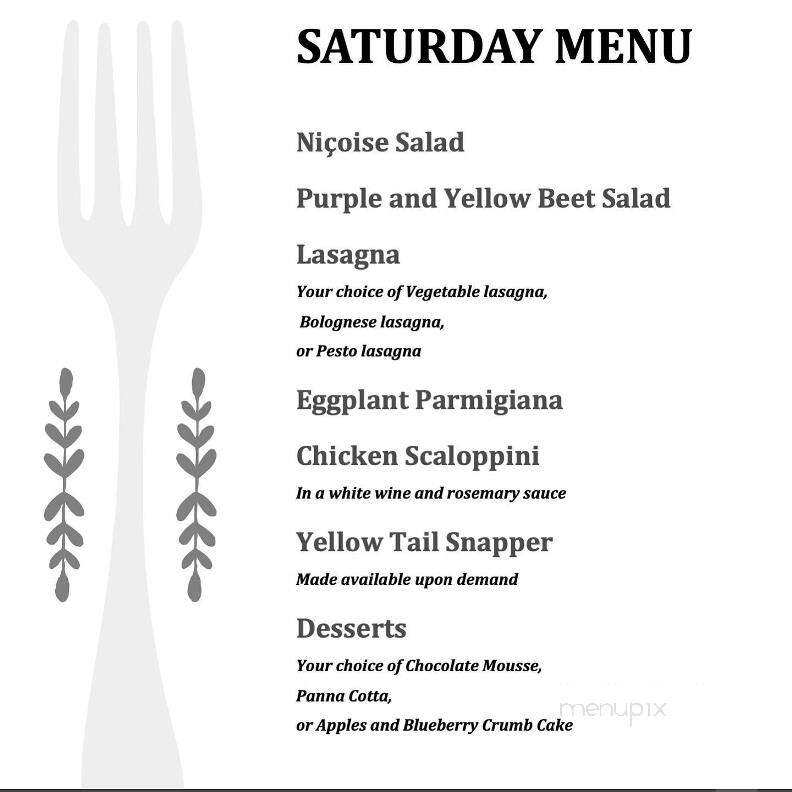 Bacco's Wine Cafe - Melbourne, FL menu_pic