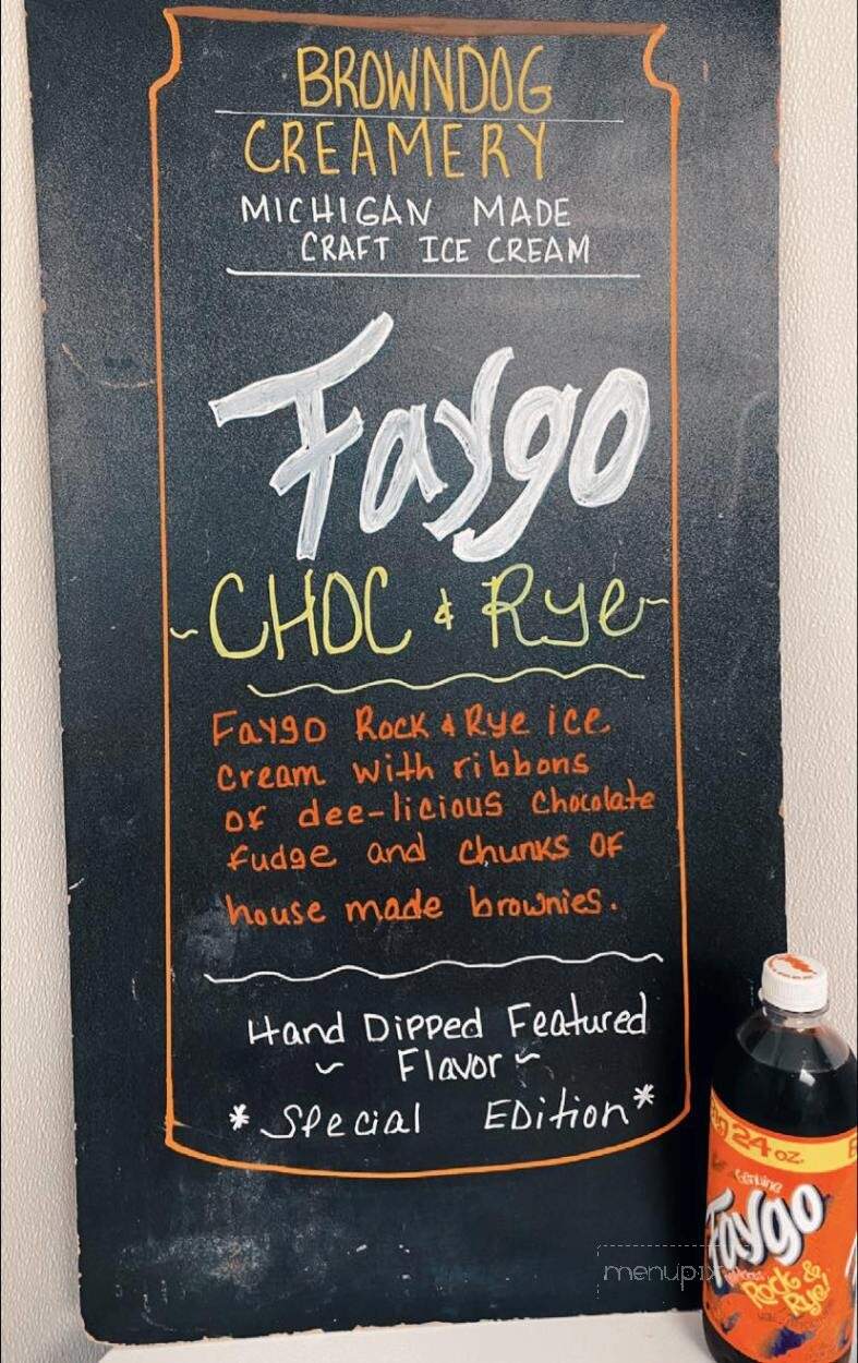 Dairy Bear - Howard City, MI menu_pic