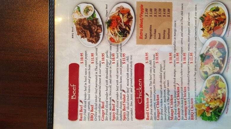 Truly Thai Cuisine - Vaughan, ON menu_pic