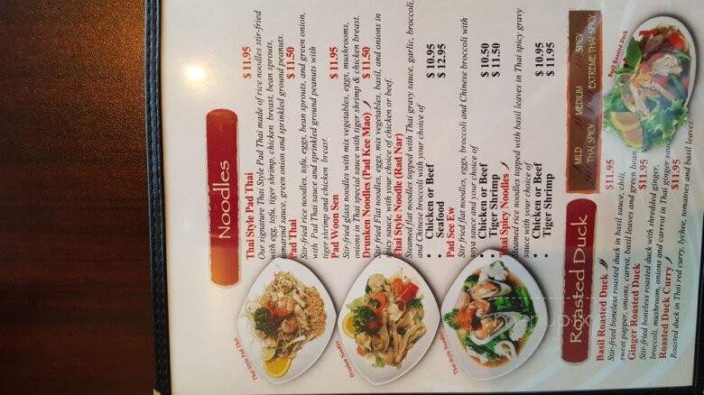Truly Thai Cuisine - Vaughan, ON menu_pic