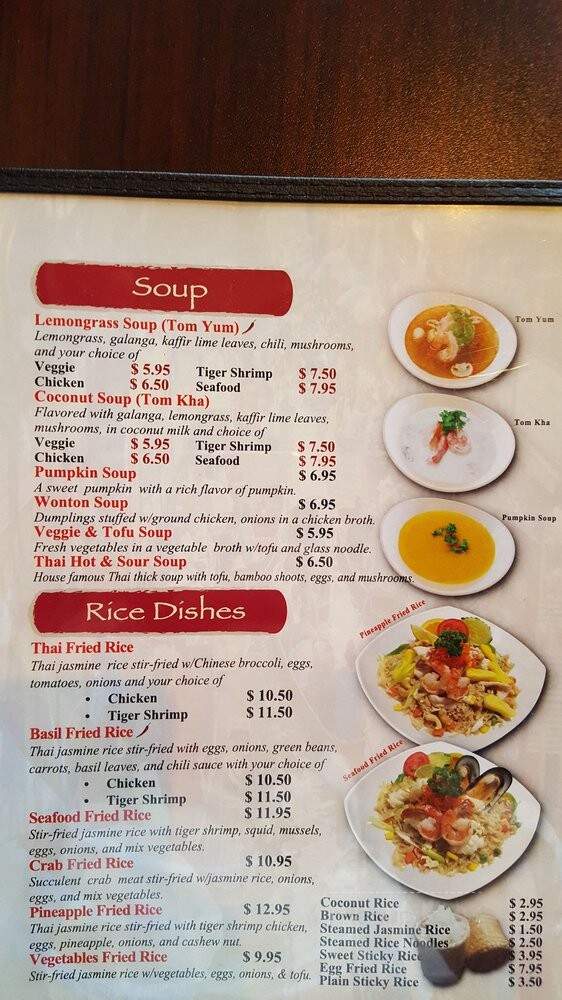 Truly Thai Cuisine - Vaughan, ON menu_pic