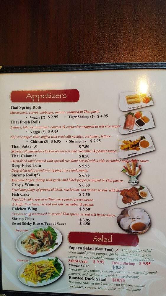 Truly Thai Cuisine - Vaughan, ON menu_pic