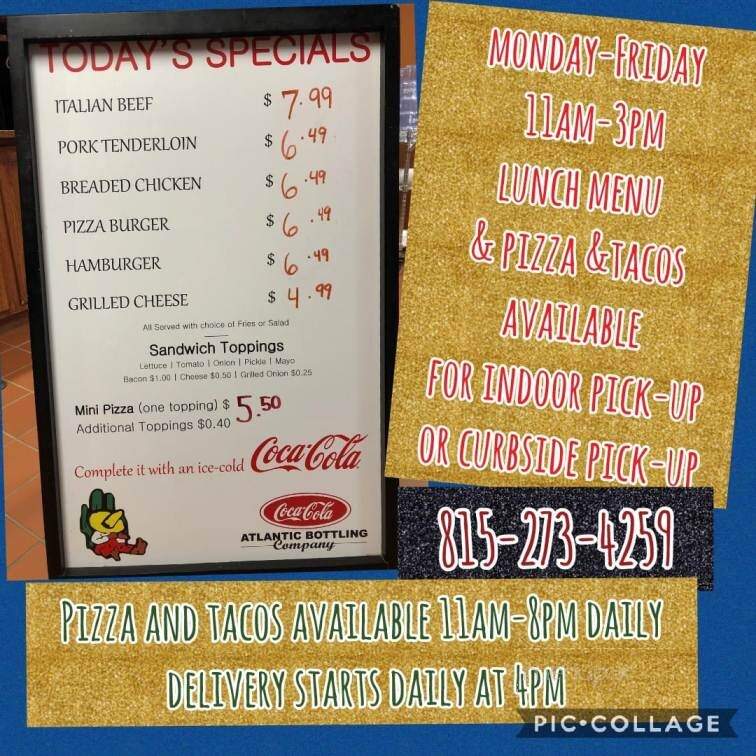 Manny's Pizza - Savanna, IL menu_pic