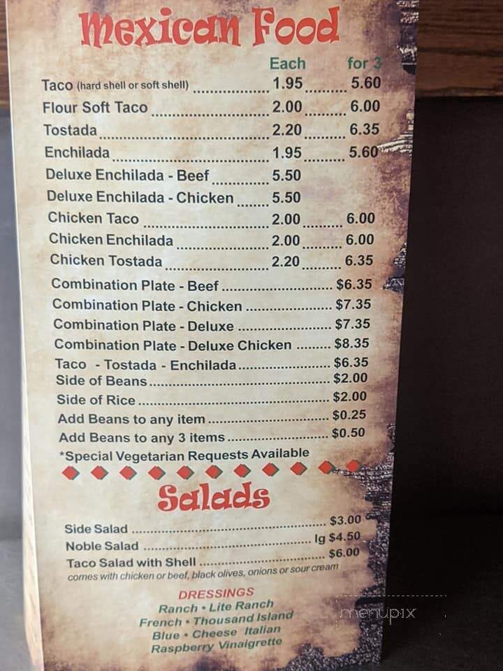 Manny's Pizza - Savanna, IL menu_pic