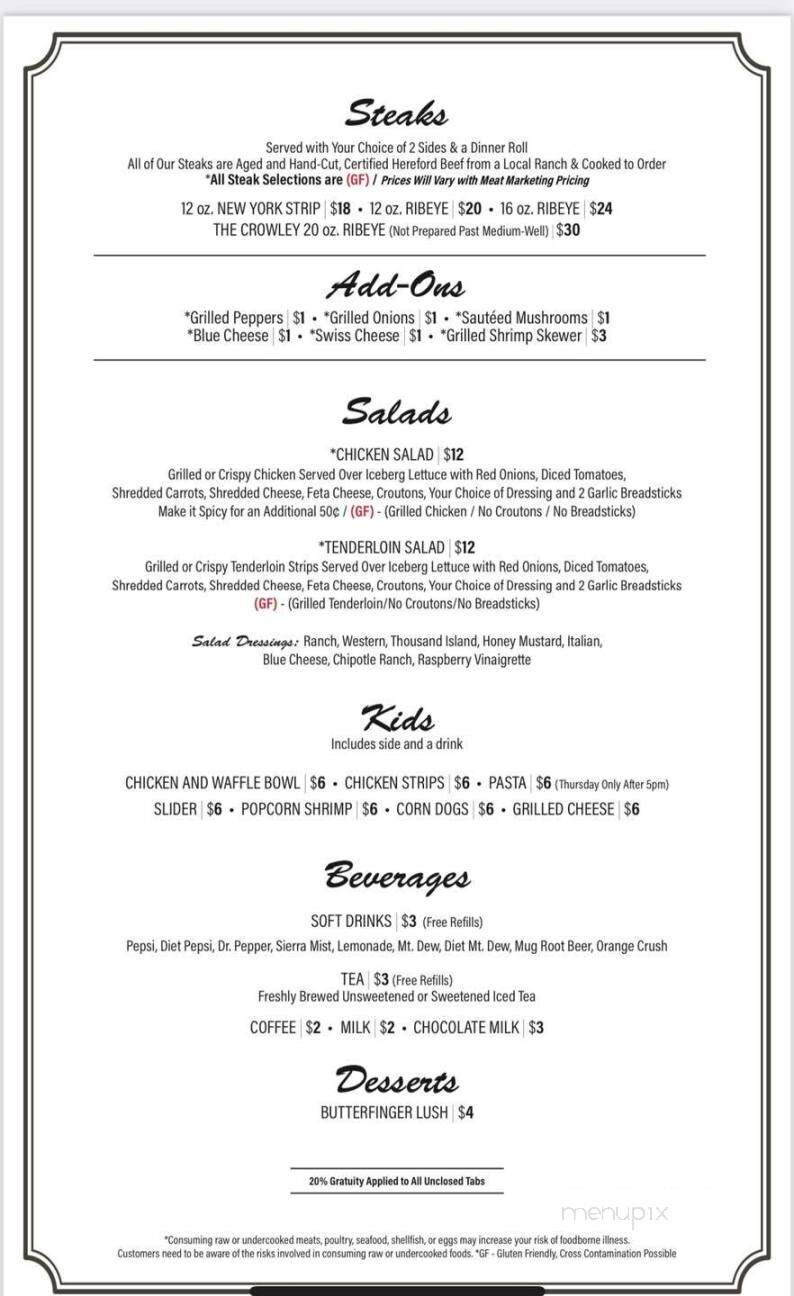 Warsaw Brewing Corp - Warsaw, IL menu_pic