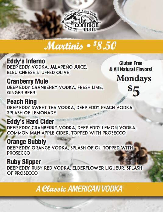 Fosters Boiler Room - Plymouth, NH menu_pic