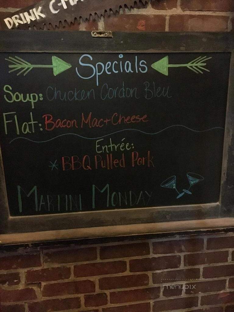 Fosters Boiler Room - Plymouth, NH menu_pic