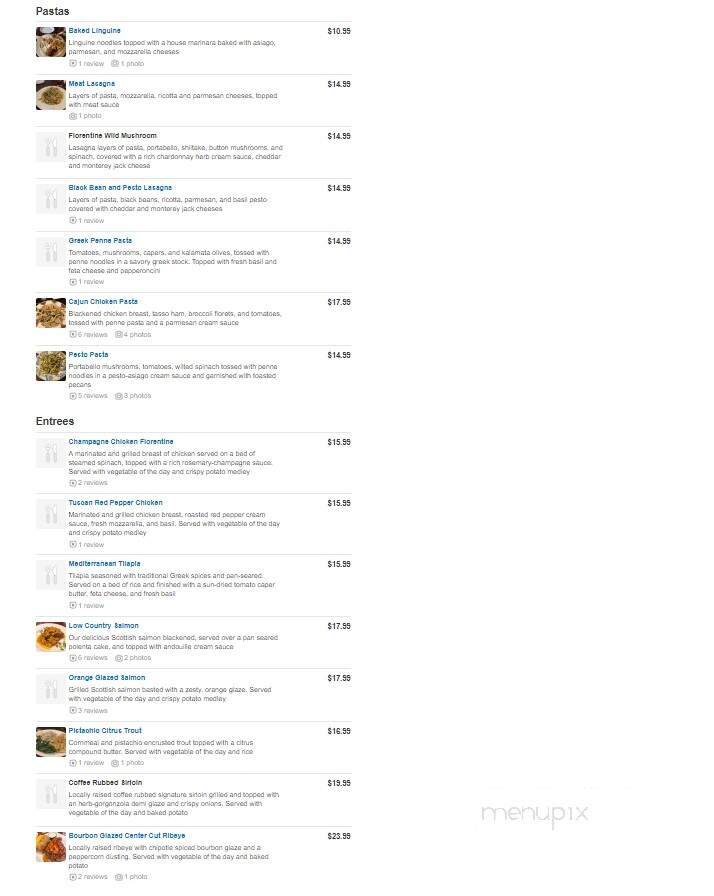 Red Onion Cafe - Boone, NC menu_pic