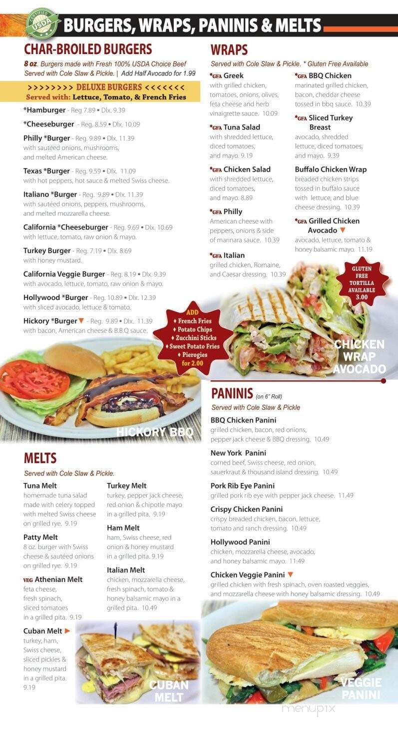 Nazareth Diner - Nazareth, PA menu_pic