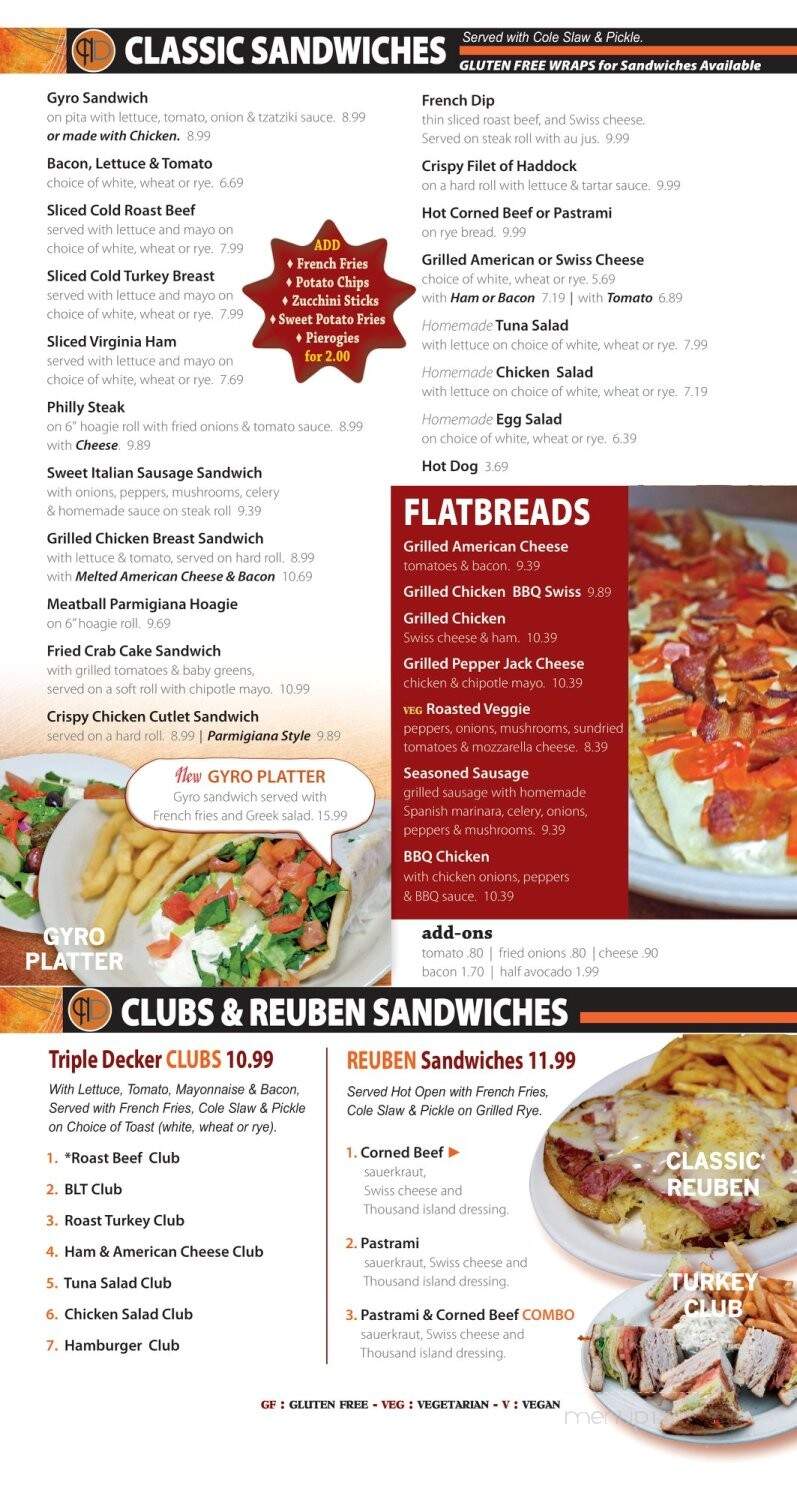 Nazareth Diner - Nazareth, PA menu_pic