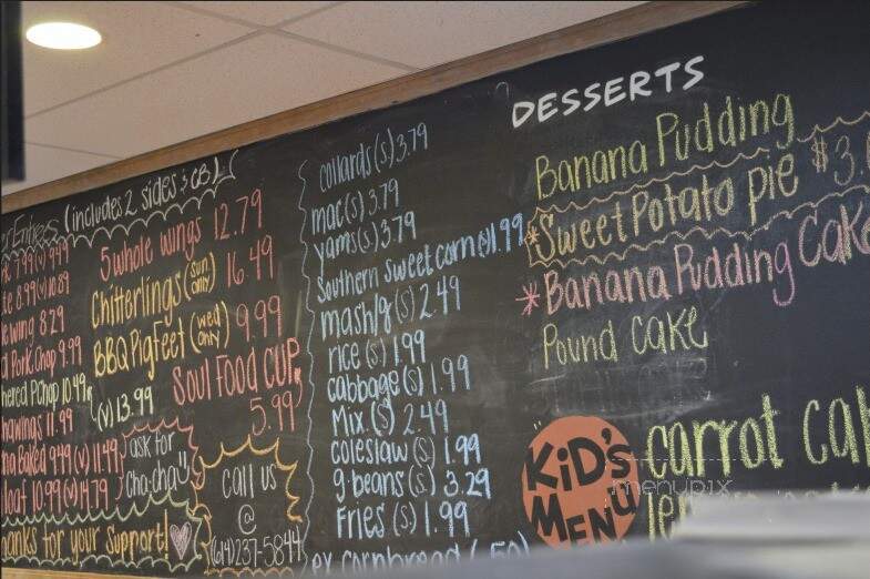 La Glory's Cafe - Columbus, OH menu_pic