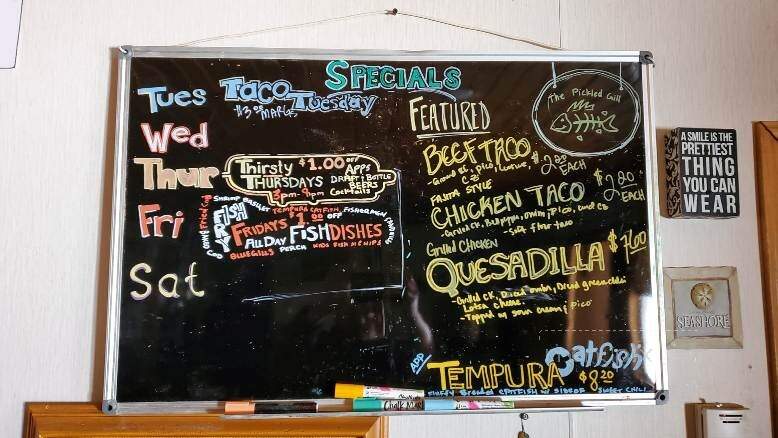 The Pickled Gill - Ladysmith, WI menu_pic