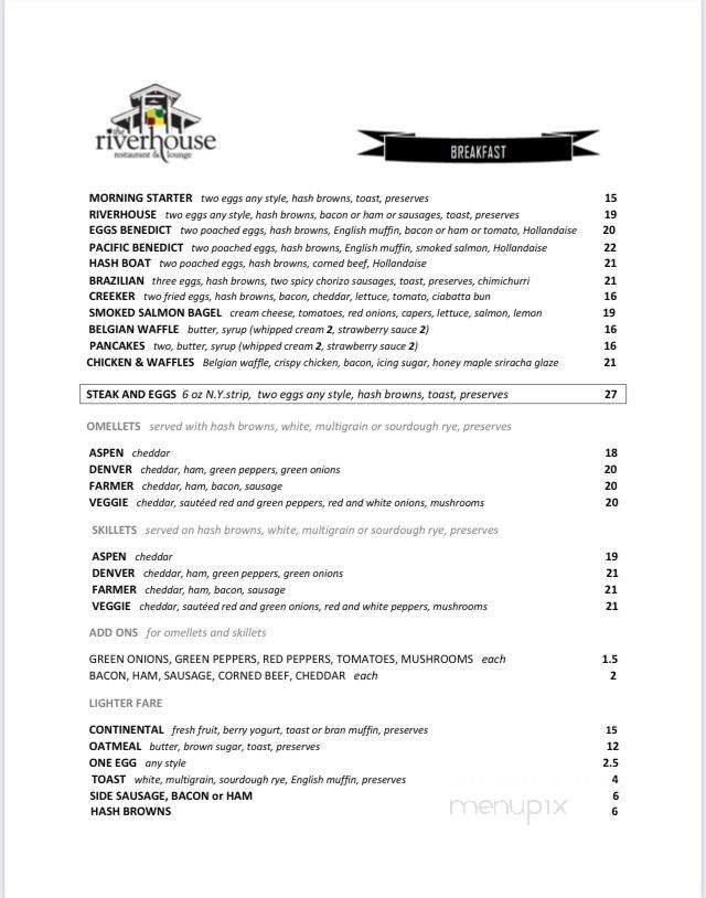 Aspen Riverhouse Restaurant and Lounge - Smithers, BC